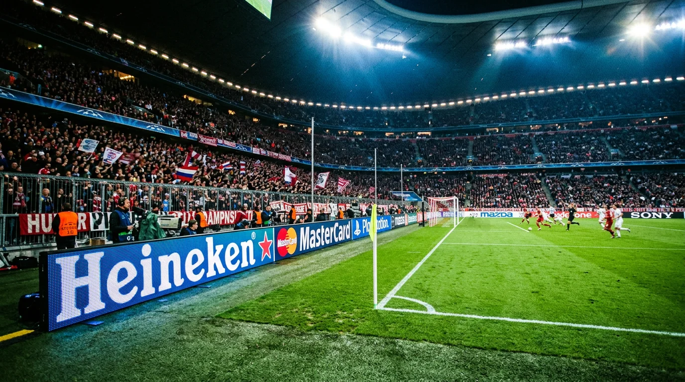 Marcas patrocinadoras de la Champions League y modelo comercial de la UEFA